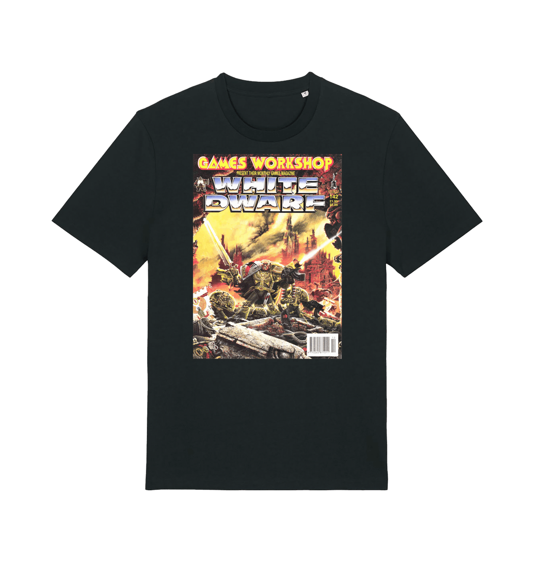 Black Printed T-shirt Front